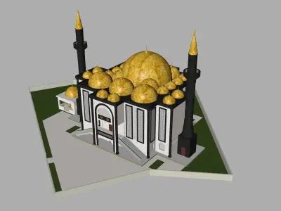 muslim mosque 3d model 3D model