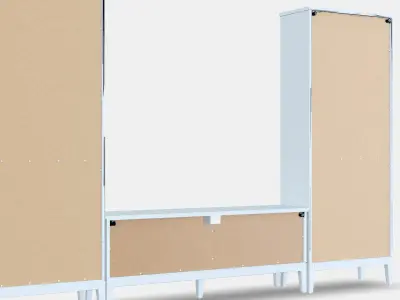 IDANAS TV storage combination Low-poly 3D model