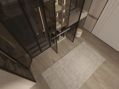 Hpl Dressing Room  Low-poly 3D model