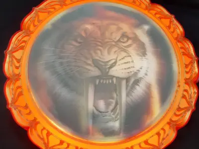 WILD BEAST SABRETOOTH NIGHT LAMP 3D print model