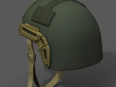 Helmet military combat fantasy futuristic  Low-poly 3D model buy