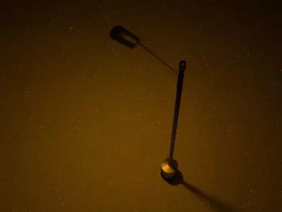 Roadlight 3d Model with light 3D model