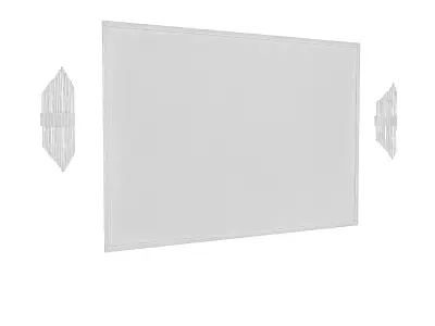 3d painting and sconce 3D model Low-poly 3D model