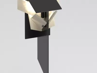 Double Fly wall lamp 3D model