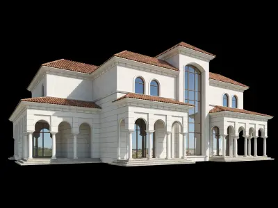 Mediterranean Villa Design 013 3D model