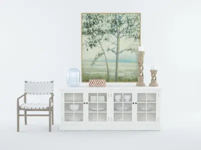 Ethan Allen Leave Your Worries At The Door Entryway 3D model