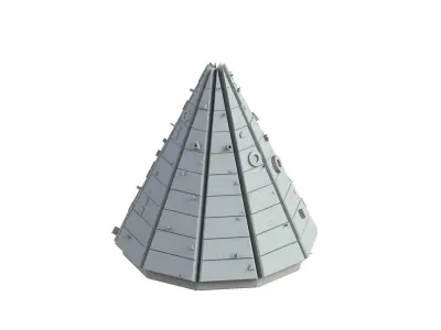 Sci Fi Object No 2752 Low Poly Low-poly 3D model