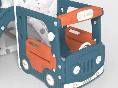 TODDLER SLIDE SWING SET Low-poly 3D model