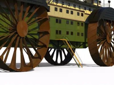 Ship of the desert 3D model