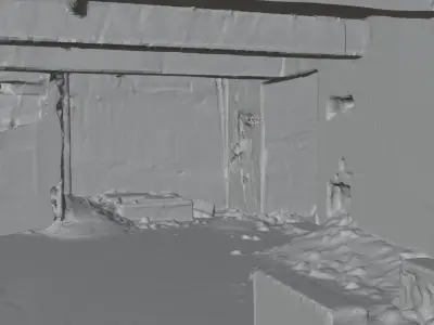 Abandoned Structure 3D Scan 3D model