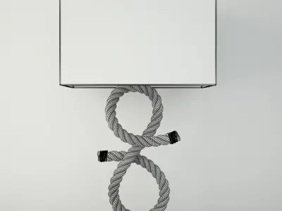 Nautical Rope Table Lamps 3D model