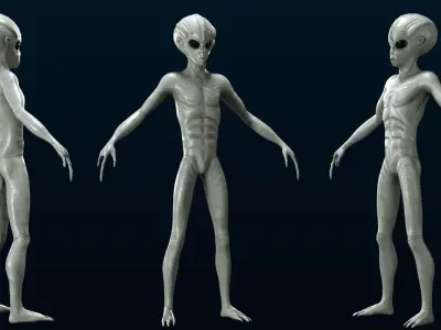 Alien Character 3D model