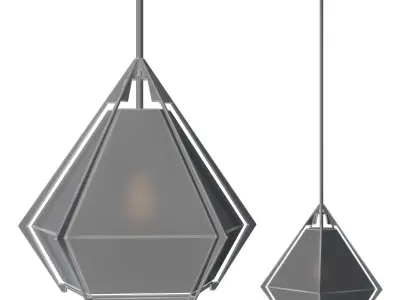 Harlow Pendant Light Open box return 3D model