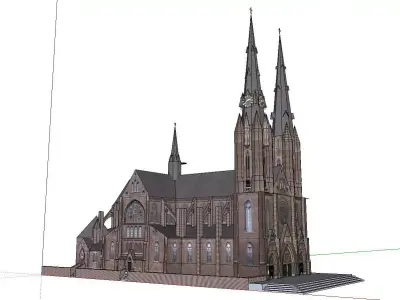 Architecture-Religion-God-Culture-Temple-040 church 3D model