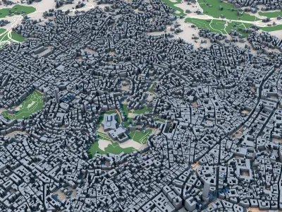 Napoli City Italy 3D model