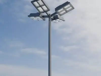 LED Floodlight for Court 3D model