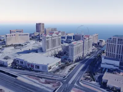 USA - Las Vegas City photogrammetry 2 3D model