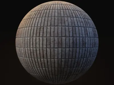 Silver Thorn King Running and Stack Bricks Texture Texture