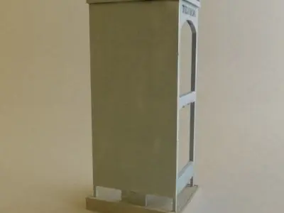Telephone Booth 3D model