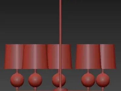 Latitude Chandelier 3D model