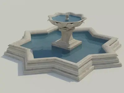 Fountain Morocco 3D model