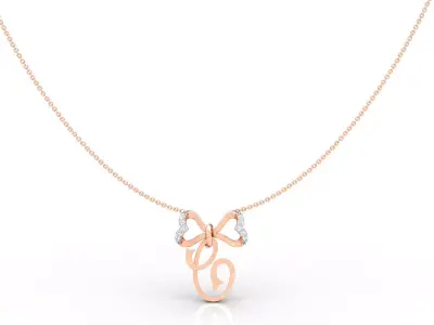 Alphabet -C- Pendant 3D print model