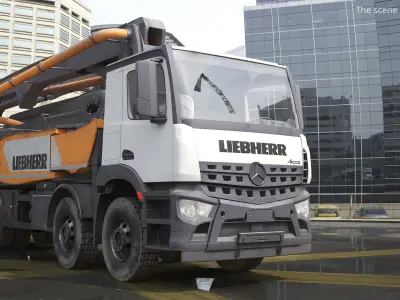  Mercedes Liebherr Concrete Pump Dirty Simplified 