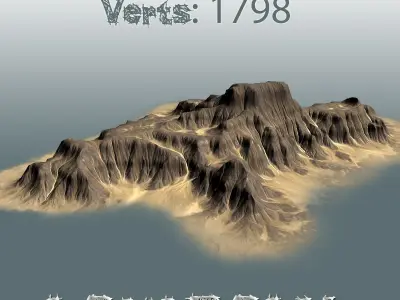 Brown B 29042015 Low-poly 3D model