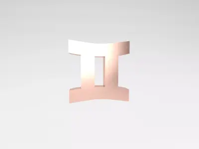 Gemini v1 007 Low-poly 3D model