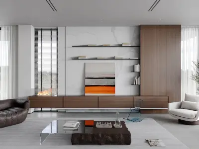 3D model of modern villa 3D model purchase