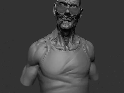 Cool Zombie 3D print model