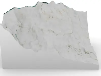 Mount Annapurna 3D model
