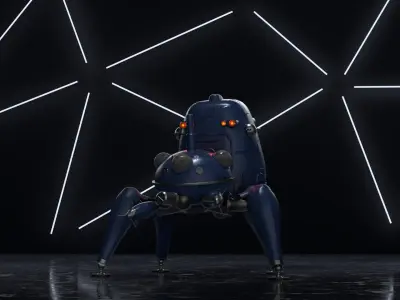 Tachikoma from the movie Ghost In The Shell 3D model