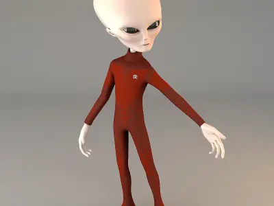 Grey Alien 3D model