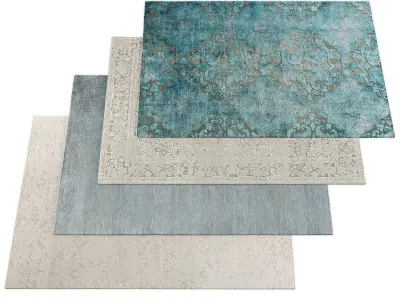 Rugs490 Low-poly 3D model