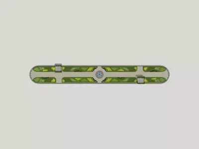 Median garden 3D model