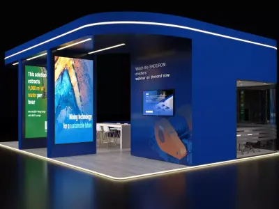 BOOTH DESIGN 3D model shop