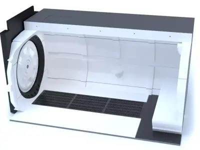 The Mandalorian - Rebel Prison Ship 5 - Cell Interior 1-6 scale 3D print model