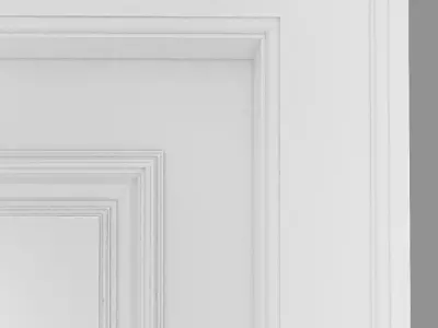 Door white 3D model