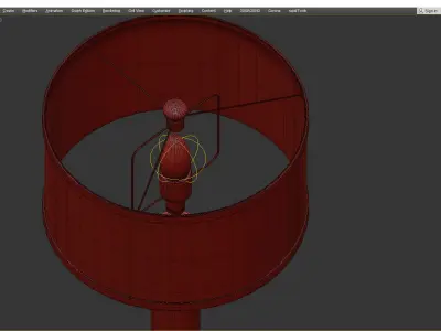 Castro Taylor Table Lamp Low-poly 3D model