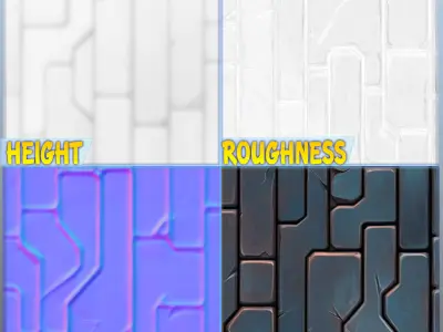 SciFi Seamless Texture Texture 22