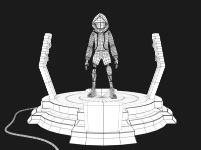 Game ready Character Low-poly 3D model purchase