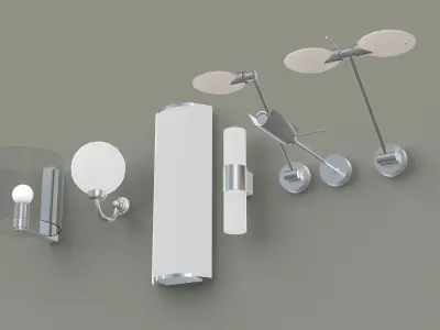 Wall Lamps Set  3D model