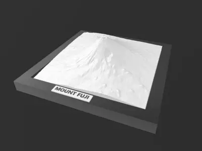 MOUNT FUJI 3D print model