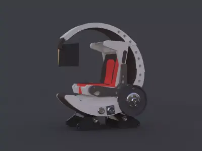 Equipment Egg Cinema Chair Virtuix Omni AR Virtual Reality game 3D model