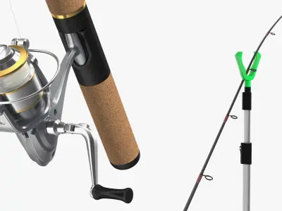  Fishing Rod with Caught Dorado 