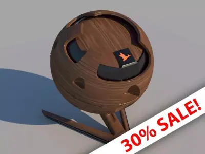 Wood Flooring Material - VRay Shader Texture