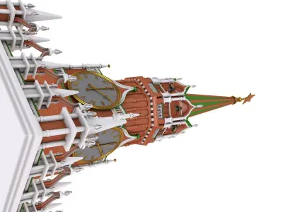 Kremlin Clock 3D model