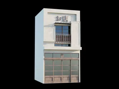 japanese store 3D model