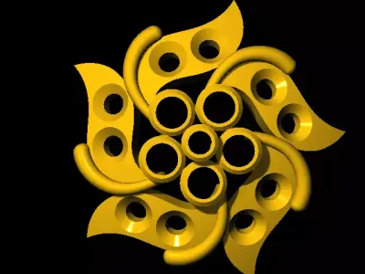  Tops earrings  3D print model